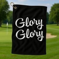 Retro Glory Glory Georgia Golf Towel thumb 1
