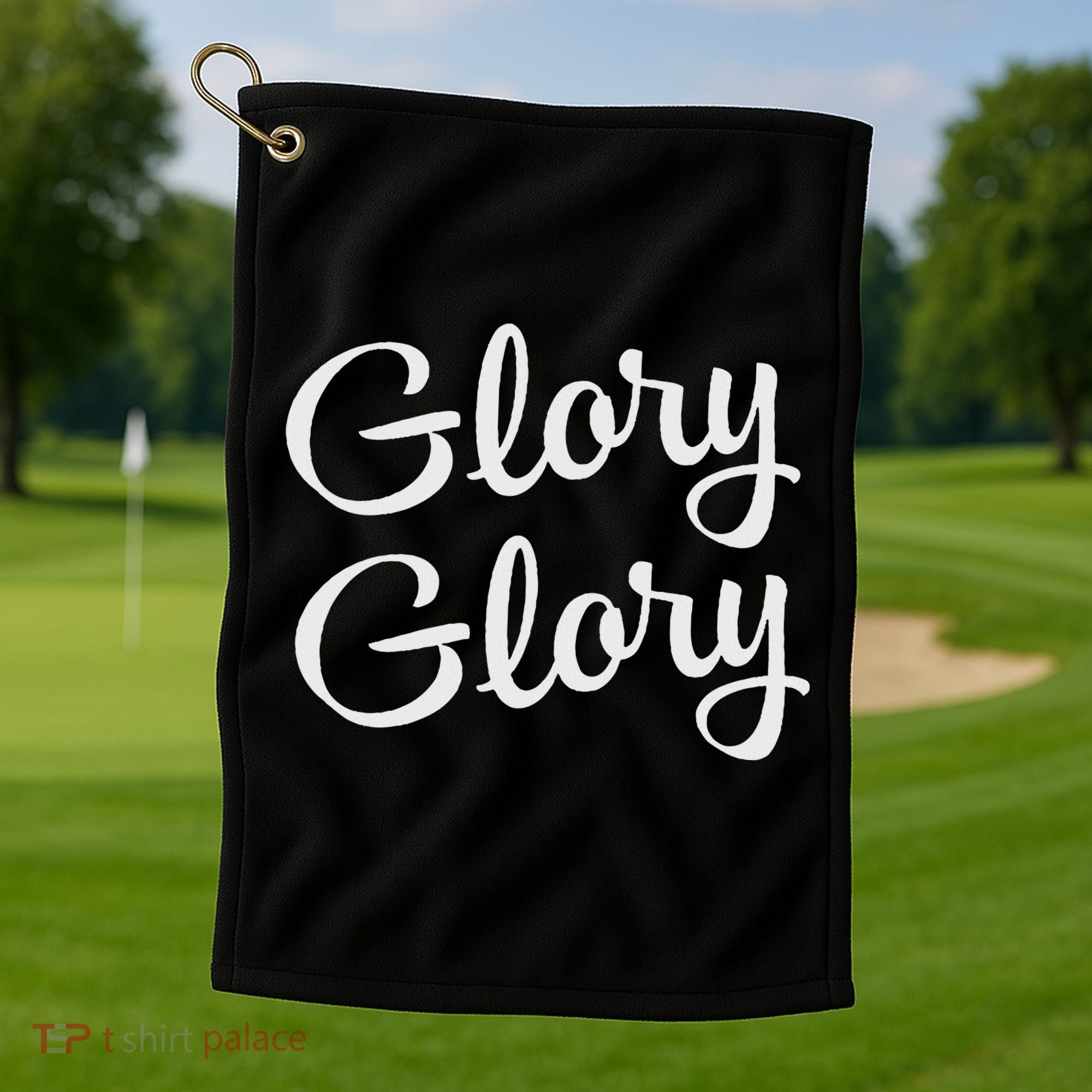 Retro Glory Glory Georgia Golf Towel