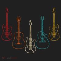 Retro Guitar Gift Women's Sweatshirt thumb 2