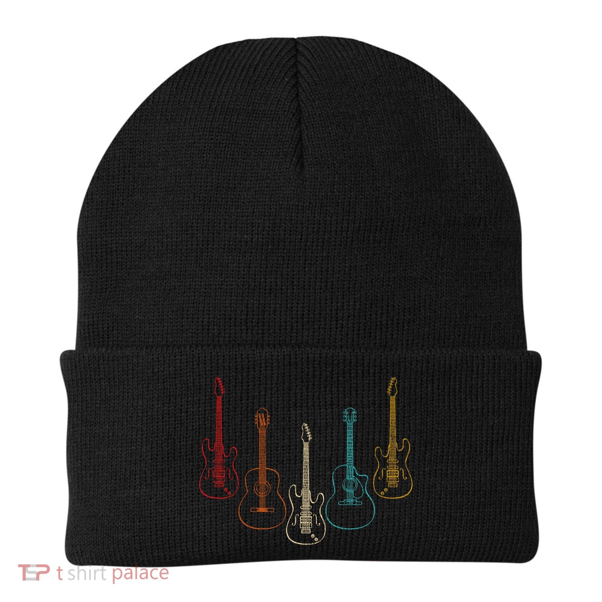 Retro Guitar Gift Beanie