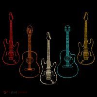 Retro Guitar Gift Women's Hoodie thumb 2