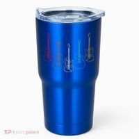 Retro Guitar Gift Tumbler thumb 0
