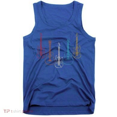 Retro Guitar Gift Tank Top