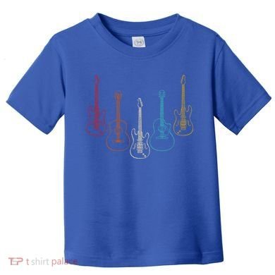 Retro Guitar Gift Toddler T-Shirt
