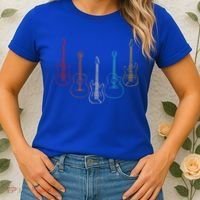 Retro Guitar Gift Women's T-Shirt thumb 2