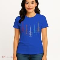 Retro Guitar Gift Women's T-Shirt thumb 4