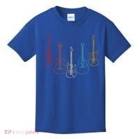 Retro Guitar Gift Kids T-Shirt thumb 0