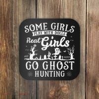 Real Go Ghost Hunting Ghosts Paranormal Researcher Coaster thumb 0