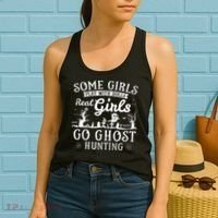 Real Go Ghost Hunting Ghosts Paranormal Researcher Women's Tank Top thumb 2