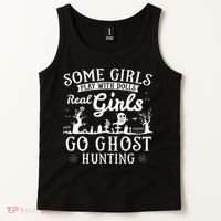 Real Go Ghost Hunting Ghosts Paranormal Researcher Tank Top thumb 2