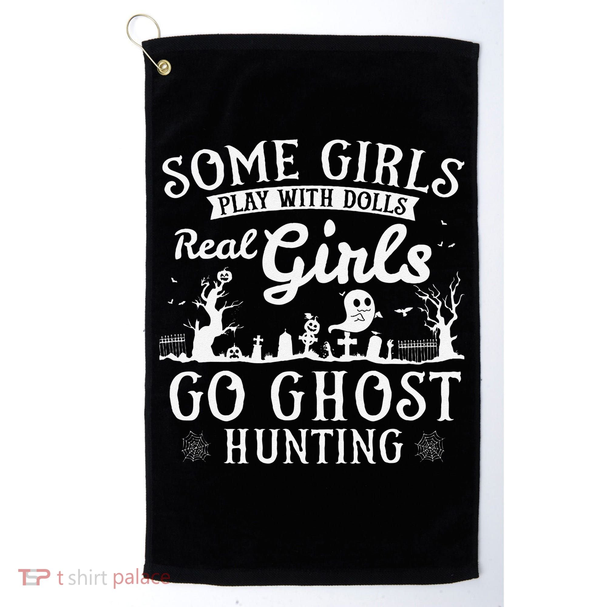 Real Go Ghost Hunting Ghosts Paranormal Researcher Golf Towel