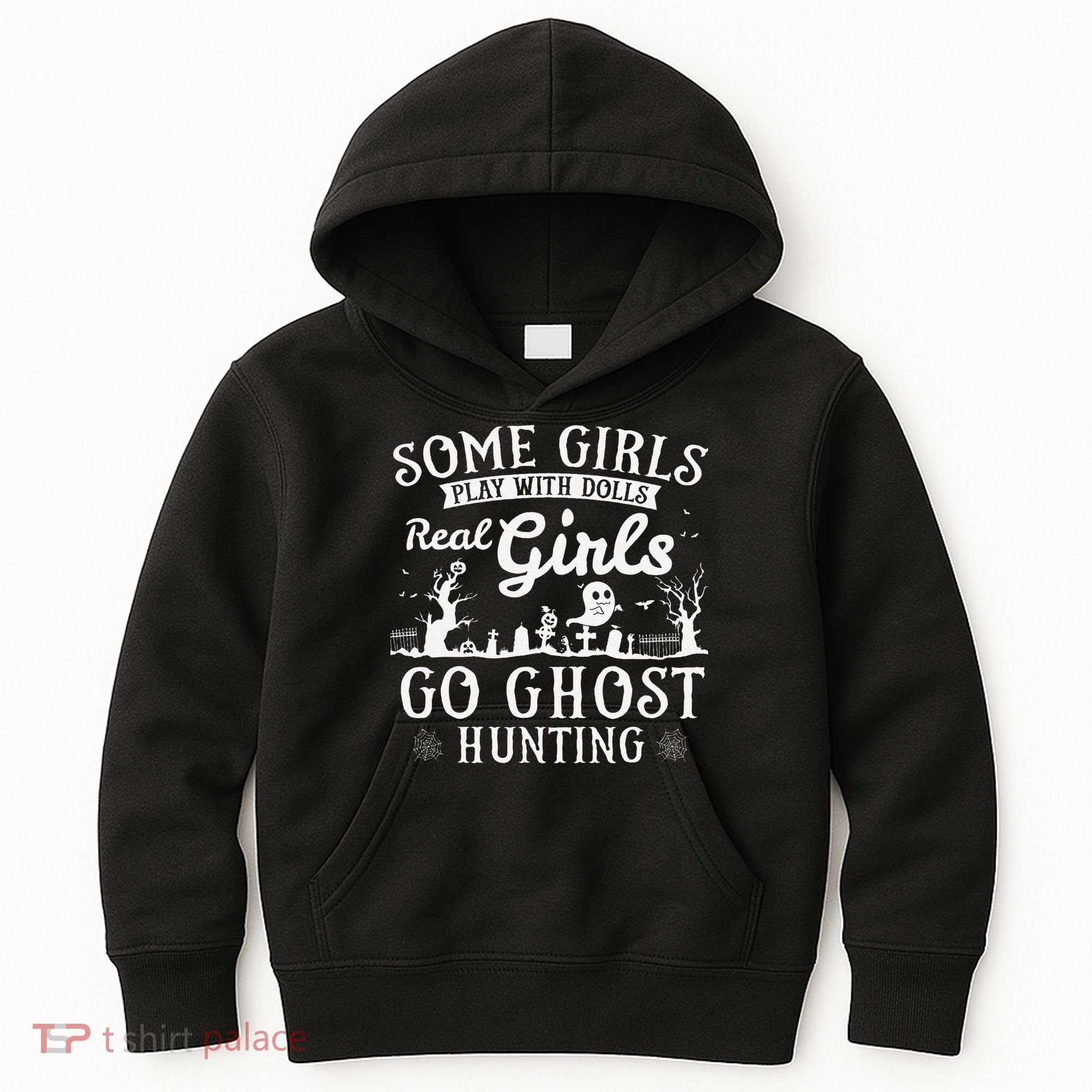 Real Go Ghost Hunting Ghosts Paranormal Researcher Kids Hoodie