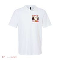 Retro Groovy Halloween Ghost Spooky Mama Costume Polo thumb 0