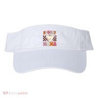 Retro Groovy Halloween Ghost Spooky Mama Costume Visor thumb 0