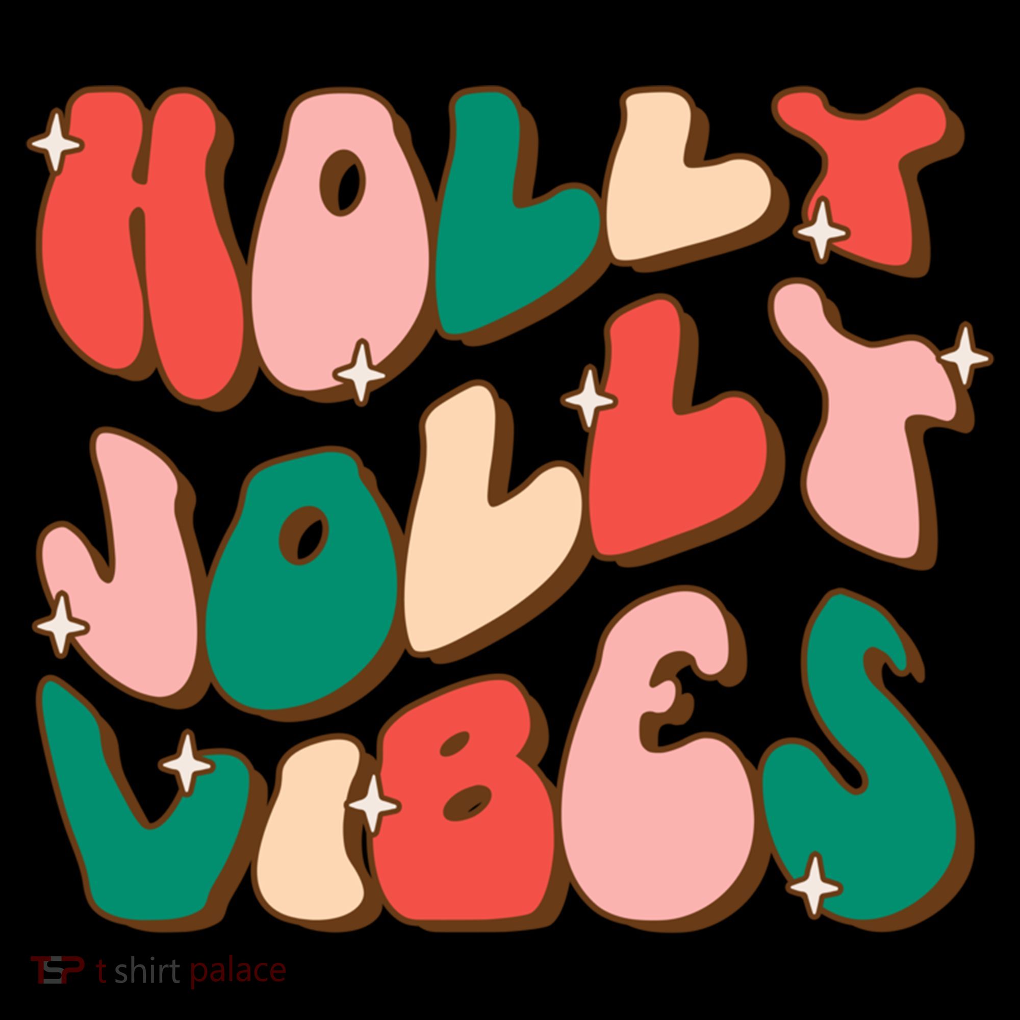 Retro Groovy Holly Xmas Jolly Vibes Christmas For Cool Gift Coffee Mug