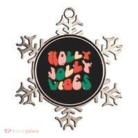 Retro Groovy Holly Xmas Jolly Vibes Christmas For Cool Gift Ornament thumb 0