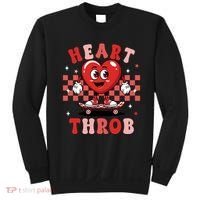 Retro Groovy Heart Throb Valentines Day Sweatshirt thumb 0