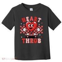 Retro Groovy Heart Throb Valentines Day Toddler T-Shirt thumb 0
