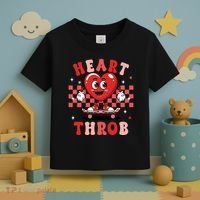 Retro Groovy Heart Throb Valentines Day Toddler T-Shirt thumb 3