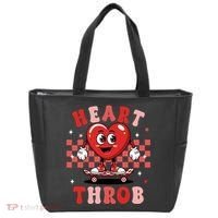 Retro Groovy Heart Throb Valentines Day Tote Bag thumb 0