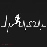 Running Girl Heartbeat 5k Marathon Female Athlete Runner Tank Top thumb 6