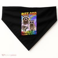 Rizz God IM Afraid Of Talking To Women USA-Made Doggie Bandana thumb 0