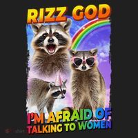 Rizz God IM Afraid Of Talking To Women Beanie thumb 2
