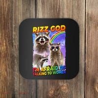 Rizz God IM Afraid Of Talking To Women Coaster thumb 0
