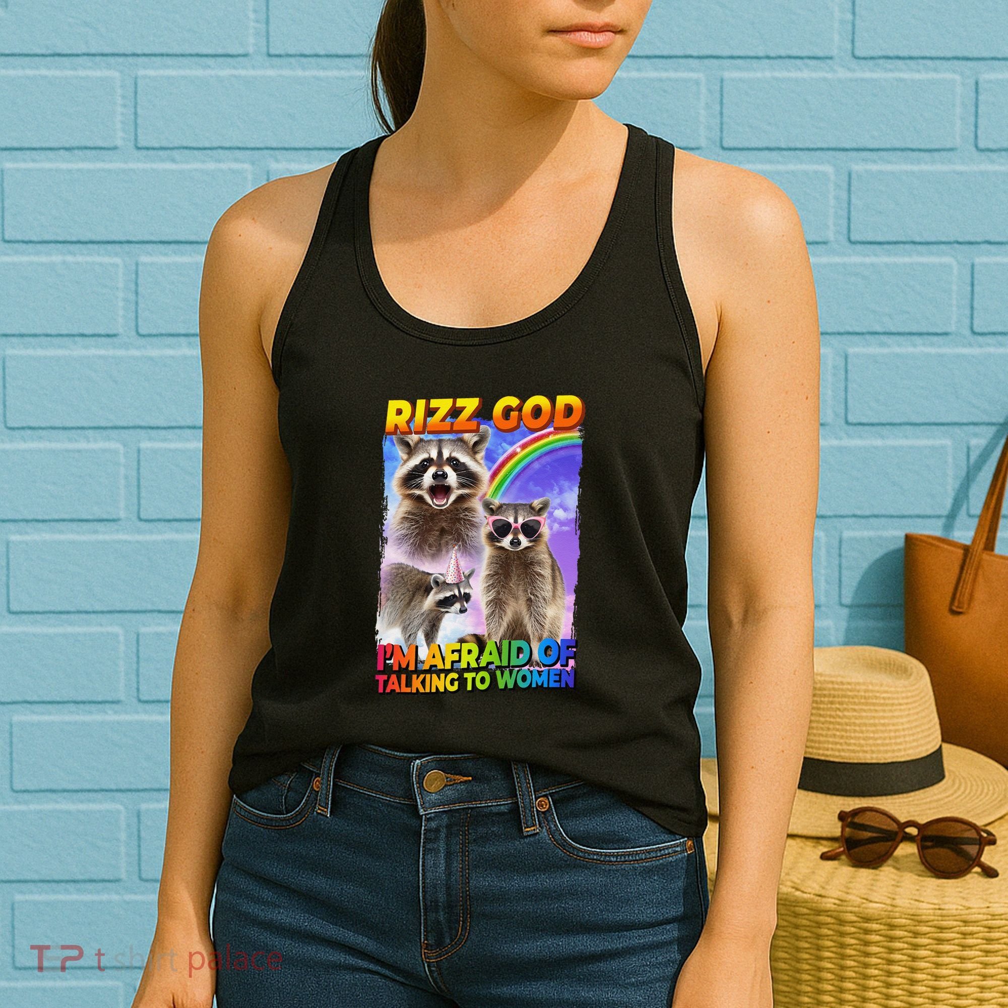 Rizz God IM Afraid Of Talking To Women Women's Tank Top