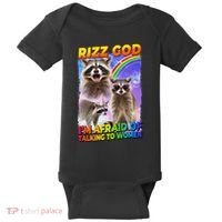 Rizz God IM Afraid Of Talking To Women Baby Bodysuit thumb 0