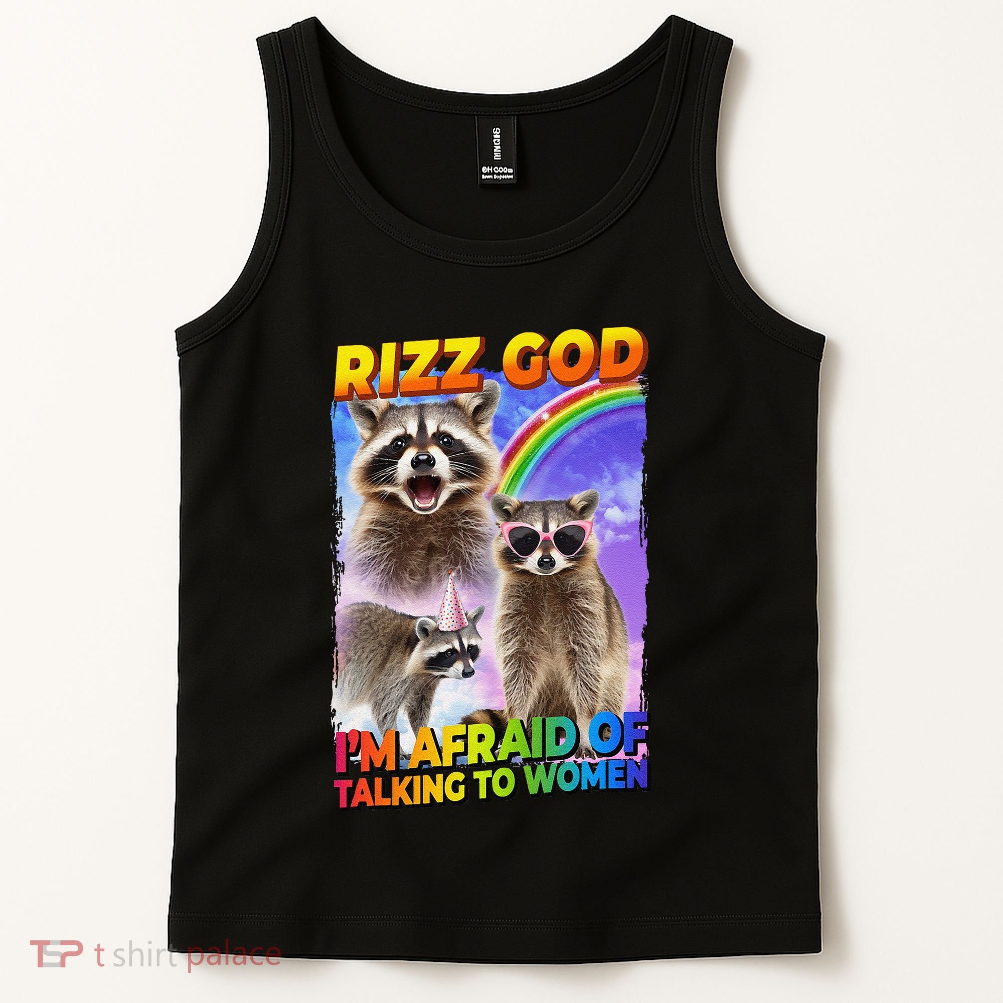 Rizz God IM Afraid Of Talking To Women Tank Top