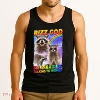 Rizz God IM Afraid Of Talking To Women Tank Top thumb 3