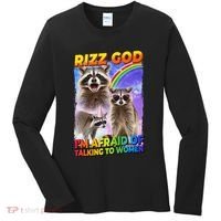 Rizz God IM Afraid Of Talking To Women Women's Long Sleeve Shirt thumb 0