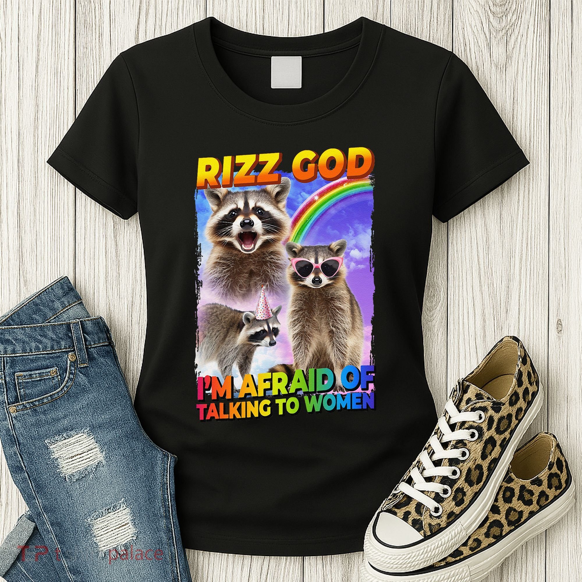 Rizz God IM Afraid Of Talking To Women Women's T-Shirt