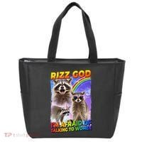 Rizz God IM Afraid Of Talking To Women Tote Bag thumb 0