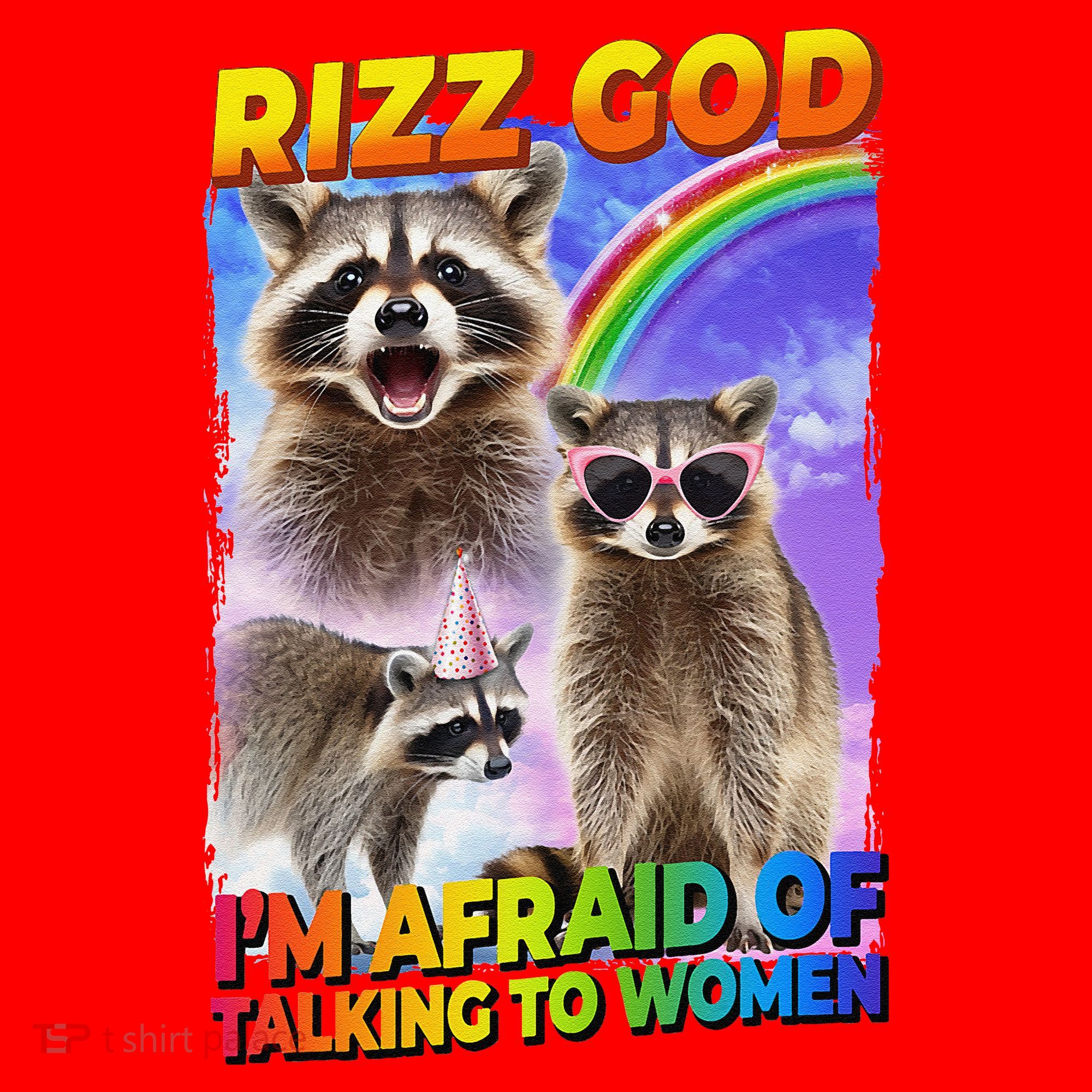 Rizz God IM Afraid Of Talking To Women Santa Hat