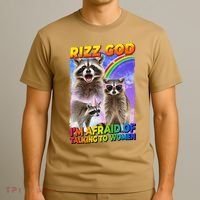 Rizz God IM Afraid Of Talking To Women T-Shirt thumb 3