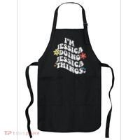 Retro Groovy Im Jessica Doing Jessica Things Funny MotherS Apron thumb 0