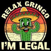 Relax Gringo I'm Legal Funny Cinco De Mayo Mexican Immigrant  Coffee Mug thumb 5