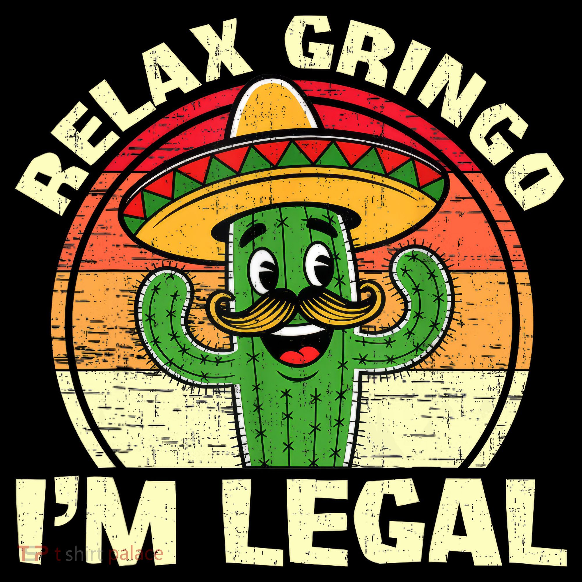 Relax Gringo I'm Legal Funny Cinco De Mayo Mexican Immigrant  Coffee Mug