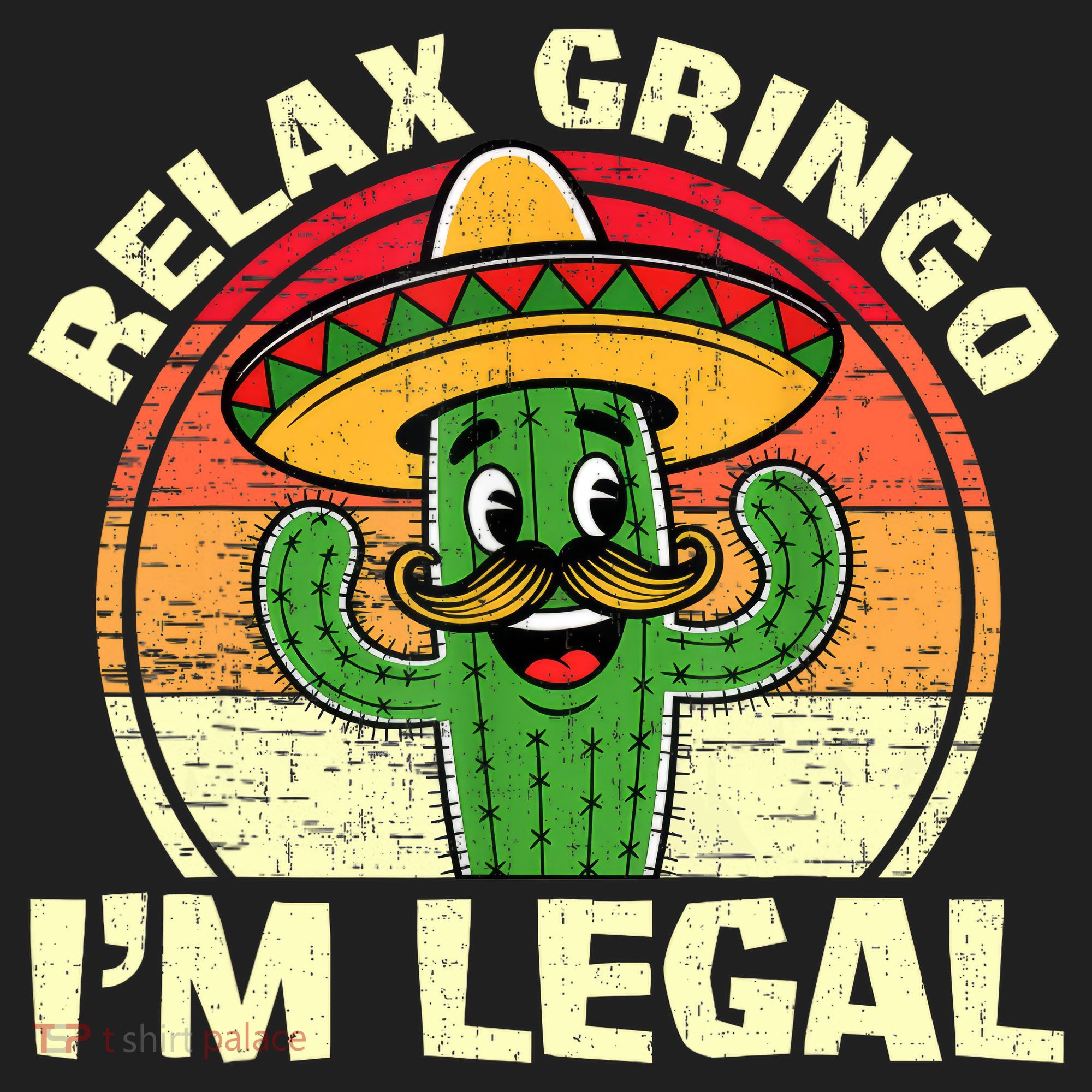 Relax Gringo I'm Legal Funny Cinco De Mayo Mexican Immigrant  Beanie