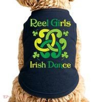 Reel Girl Irish Dance - Irish Dancer Ceili Reel Dance Doggie Tank thumb 0