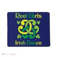 Reel Girl Irish Dance - Irish Dancer Ceili Reel Dance Mousepad thumb 0