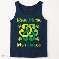 Reel Girl Irish Dance - Irish Dancer Ceili Reel Dance Tank Top thumb 2
