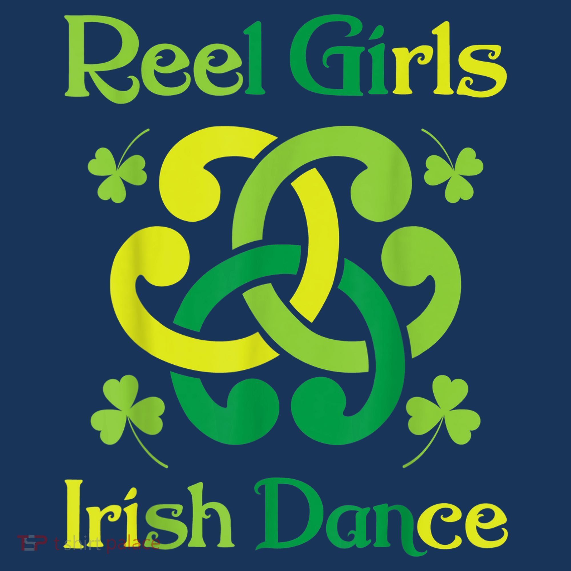 Reel Girl Irish Dance - Irish Dancer Ceili Reel Dance Women's Crop Top Tee