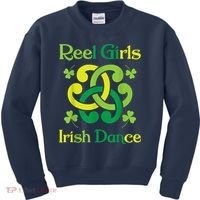 Reel Girl Irish Dance - Irish Dancer Ceili Reel Dance Kids Sweatshirt thumb 0