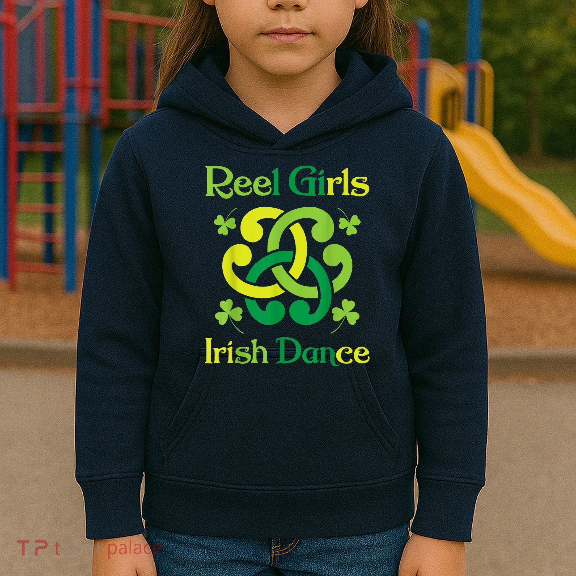 Reel Girl Irish Dance - Irish Dancer Ceili Reel Dance Kids Hoodie