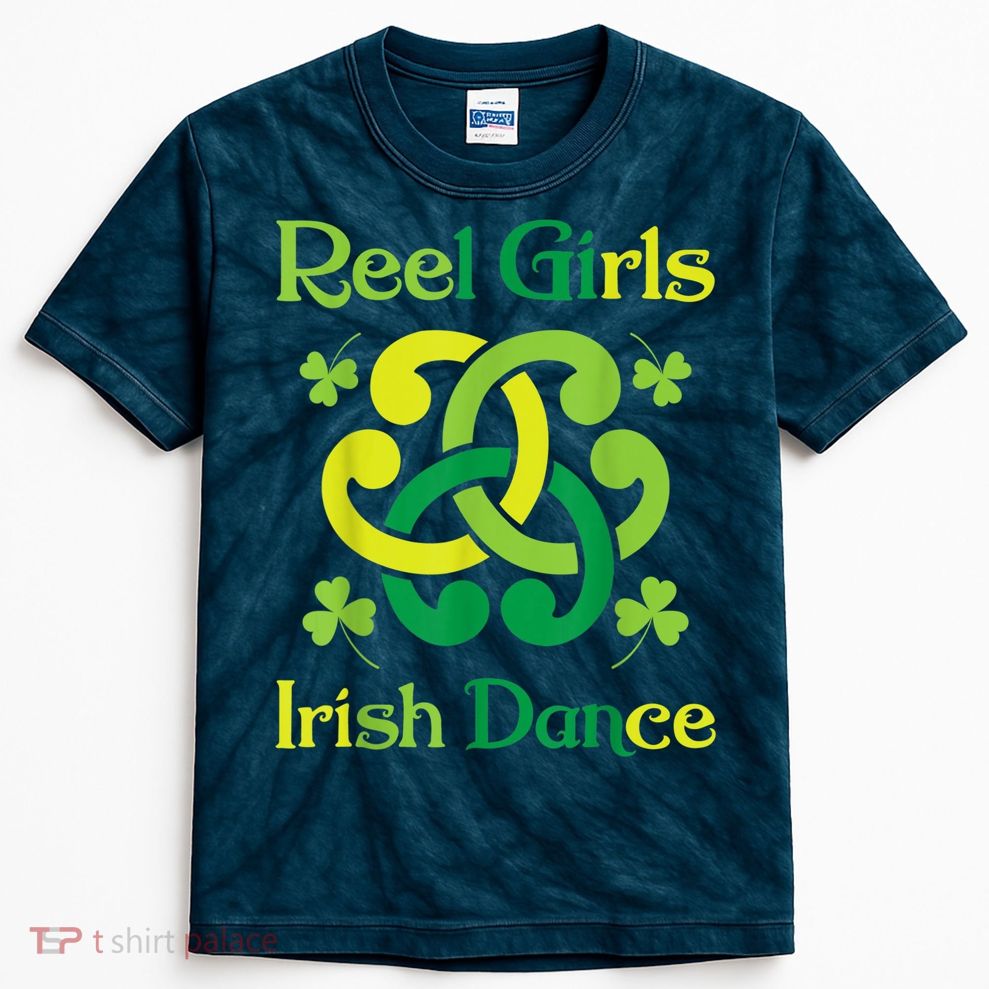Reel Girl Irish Dance - Irish Dancer Ceili Reel Dance Kids Tie-Dye T-Shirt