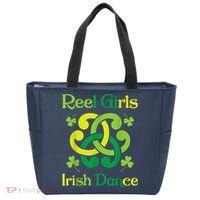 Reel Girl Irish Dance - Irish Dancer Ceili Reel Dance Tote Bag thumb 0