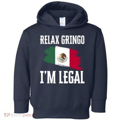 Relax Gringo Im Legal Funny Toddler Hoodie